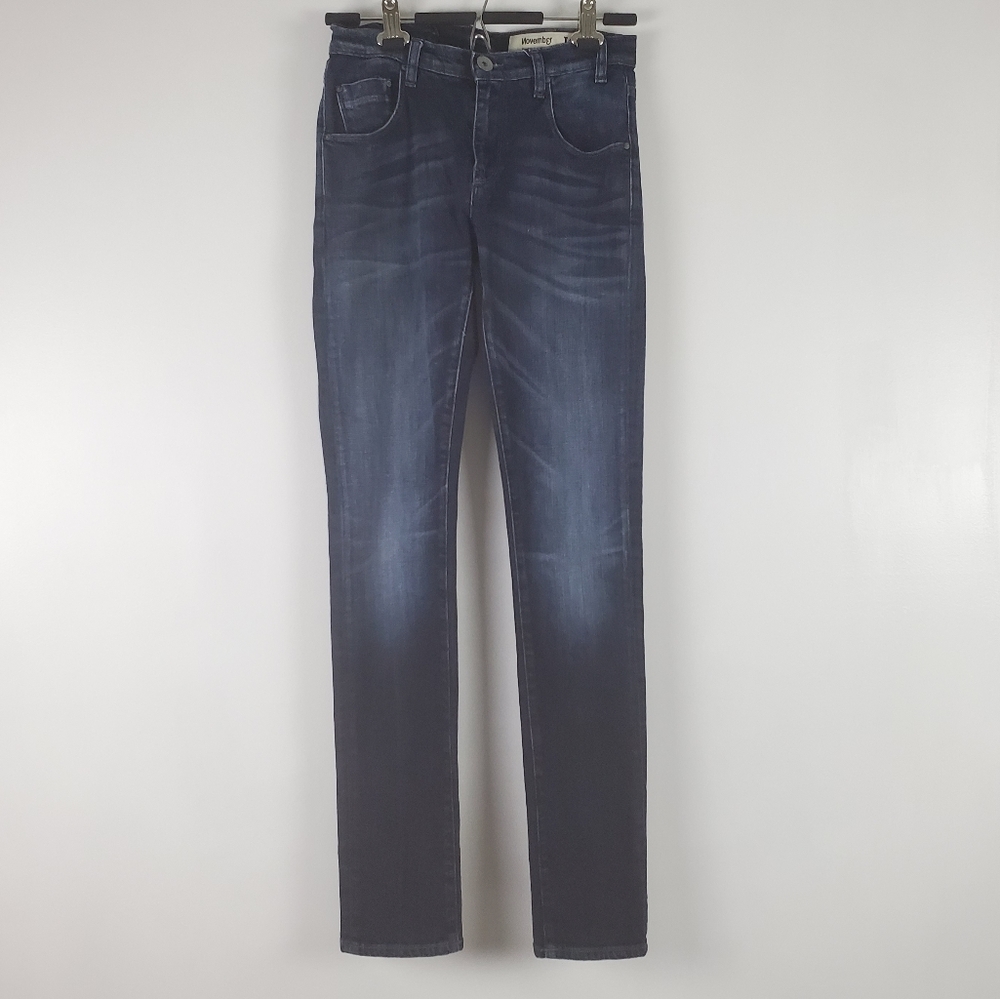 November drake skinny jeans, dark wash - Picture 3 of 8